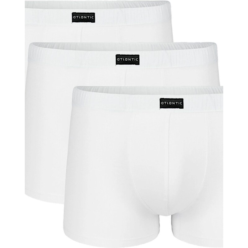 Atlantic Pánske boxerky 3 pack 007 white 58325626