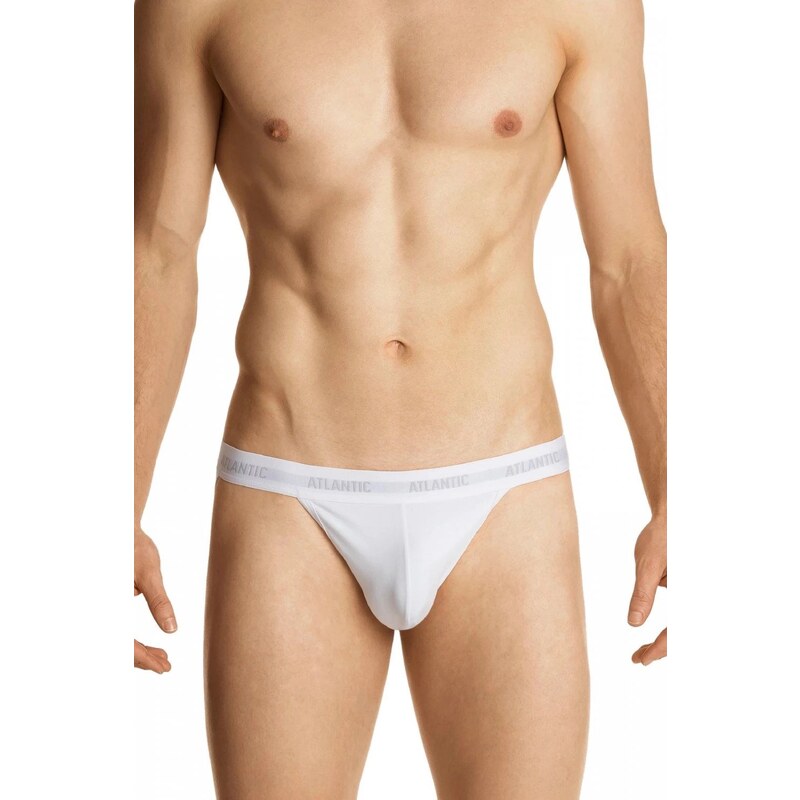 Atlantic Erotické slipy 1571 Jockstrap white 58325638