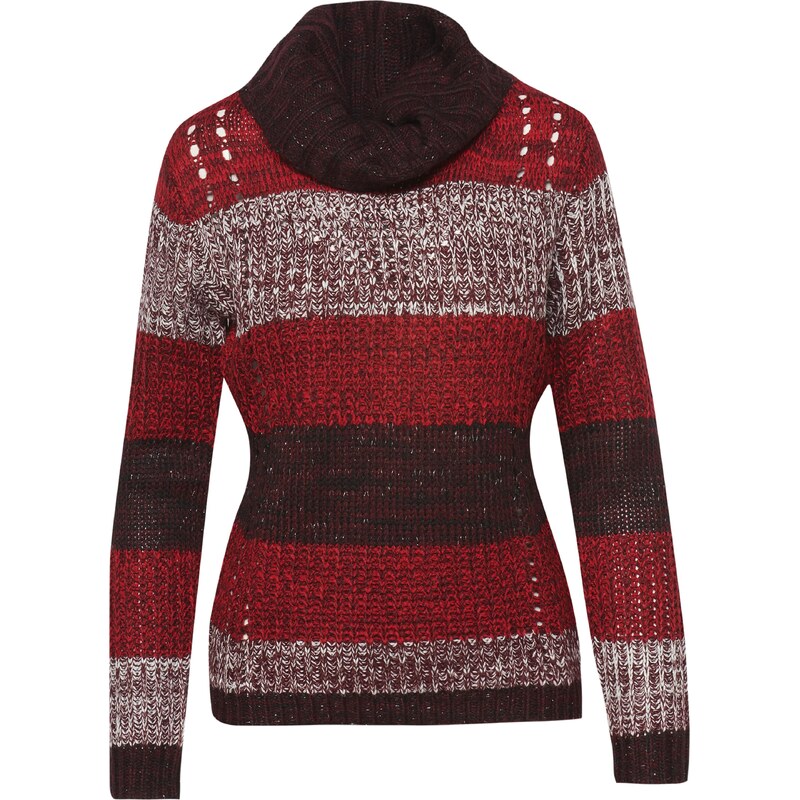 KOROSHI Sveter bordová / rubínová / červená melírovaná 58337029