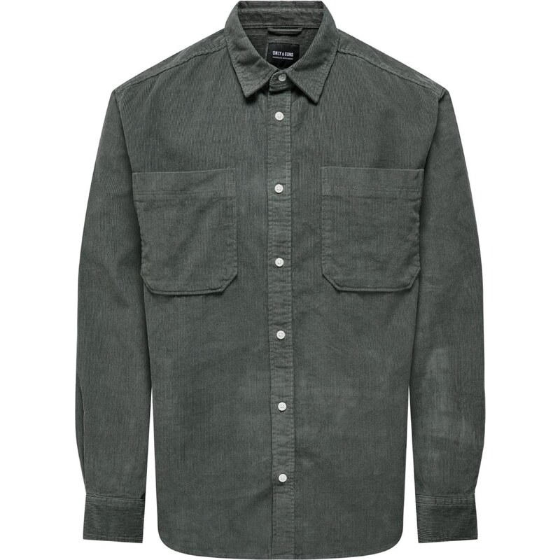 Only & Sons Košeľa ONSAlp tmavosivá 58370947
