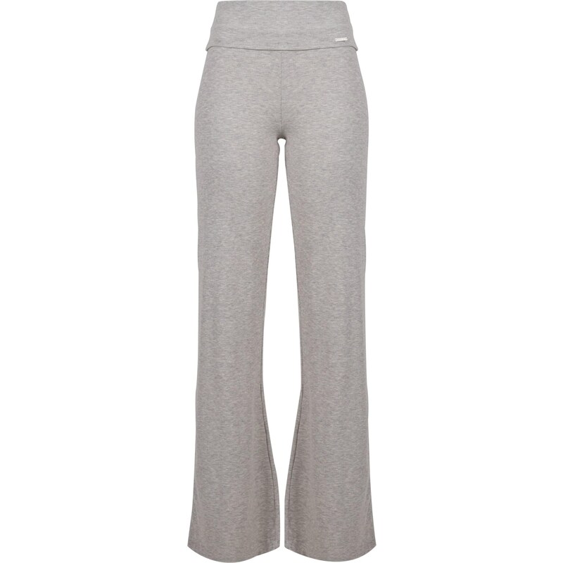 Aimn Športové nohavice Ease sivá melírovaná 58337069