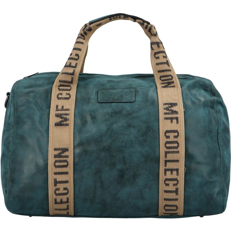 MaxFly Cestovná dámska koženková kabelka Gita zimná kolekcia, zelená 66562556