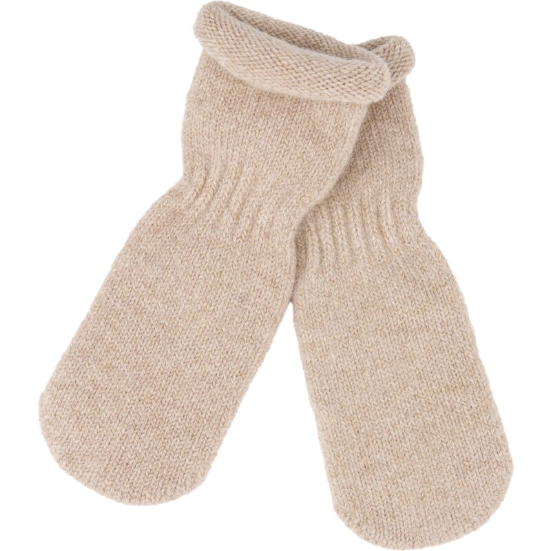 Vlnka Novorodenecké ponožky s kašmírom hnedá veľkost deti 0 - 6 58396999