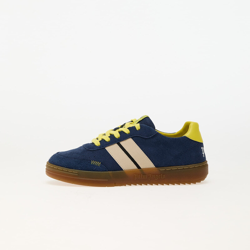 Palm Angels Kids University Track Suede Snk Blue A Yellow 58359268