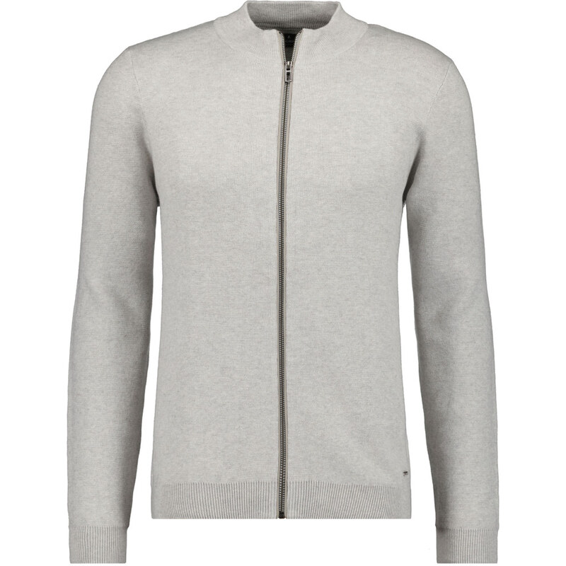 Pánsky svetlosivý kardigán bavlna/kašmír RAGMAN 58359487