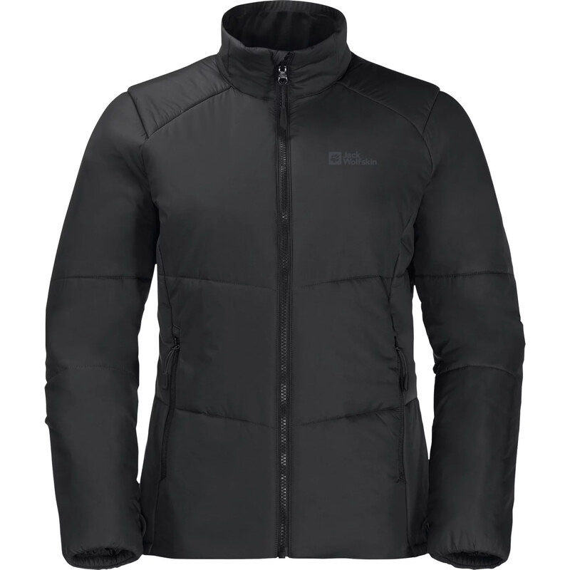 Čierna dámska zimná bunda Jack Wolfskin Bergland INS Hoody W 1207231 58359629