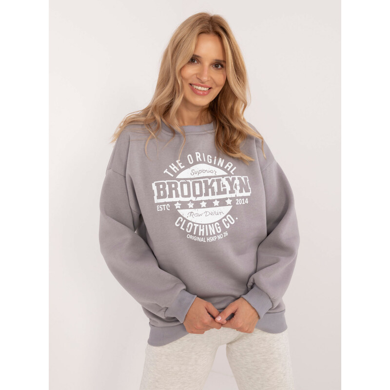 My Red Lips Sweatshirt-EM-BL-617B.80-grey 64788146