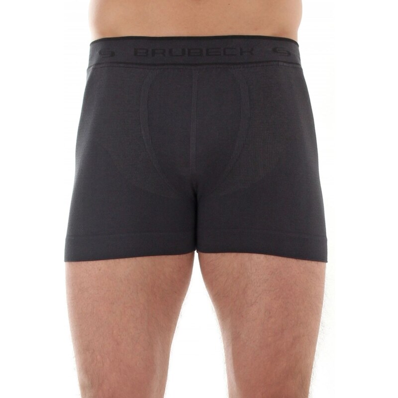 BRUBECK Pánske boxerky 00501A graphite 58361681