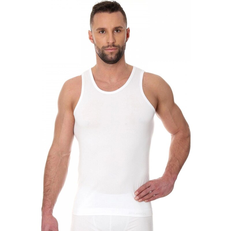 BRUBECK Pánsky nátelník 00540A white 58361748