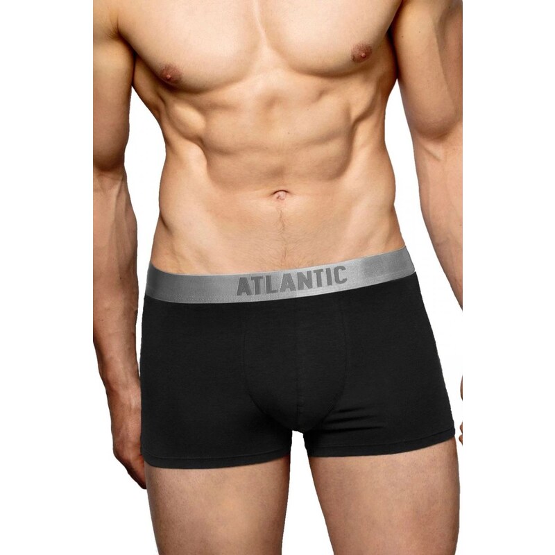 Atlantic Pánske boxerky 012 black 58361786