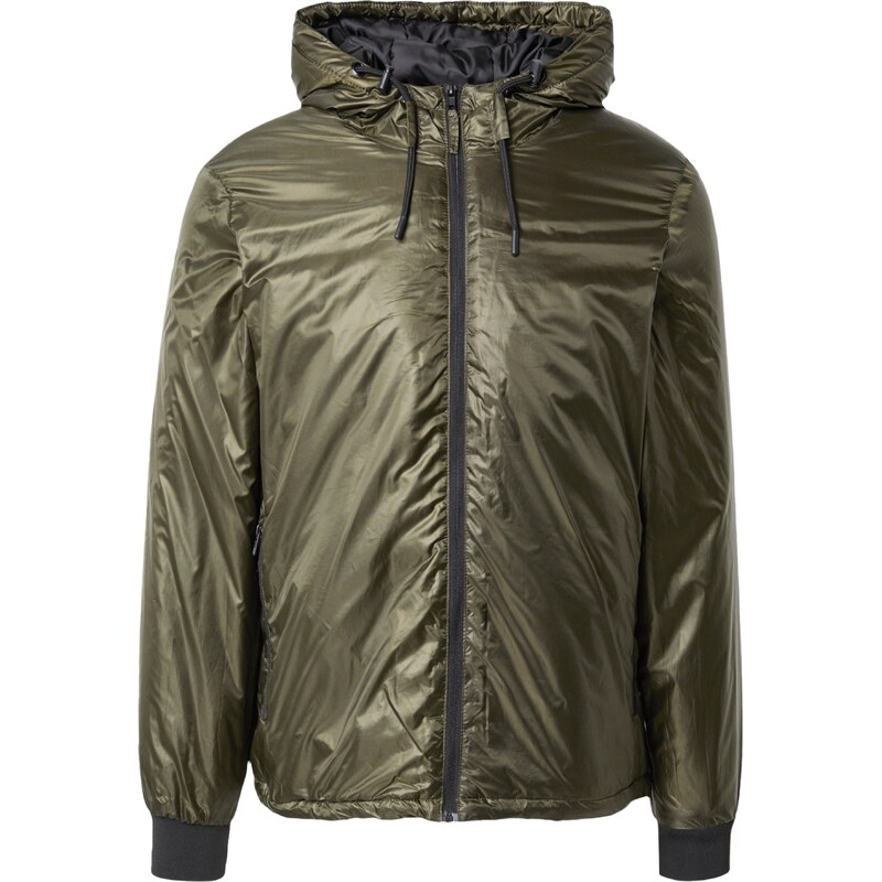 BLEND Prechodná bunda olivová / čierna 58363228