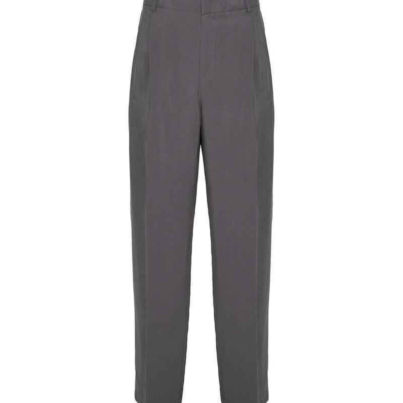 Antioch Plisované nohavice sivá 61973932