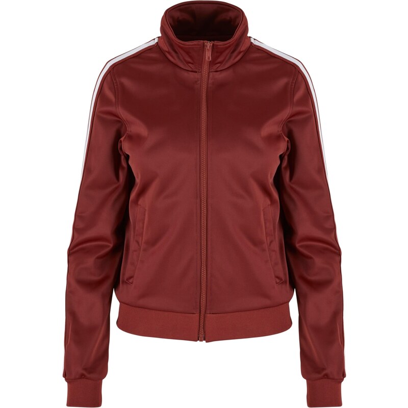 Urban Classics Prechodná bunda hrdzavo červená / biela 58422591