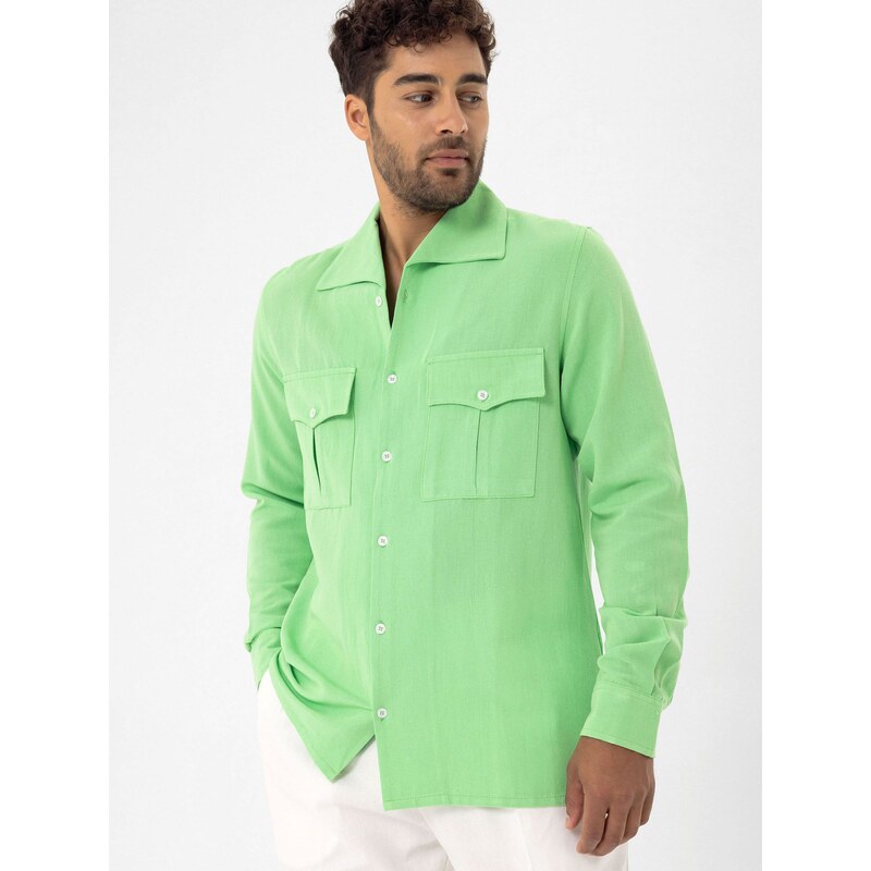 Dandalo Košeľa zelená / čierna 59666133