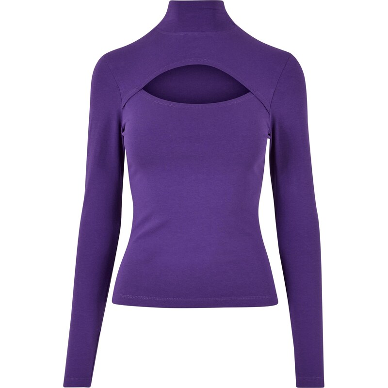 Urban Classics Womens turtleneck with neckline and long sleeves - 58365669