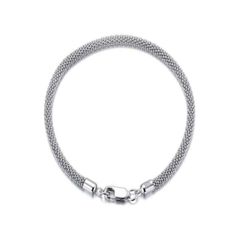 MAJYA Strieborný náramok MADLEN 20 cm | šírka 3 mm 11772 64582752