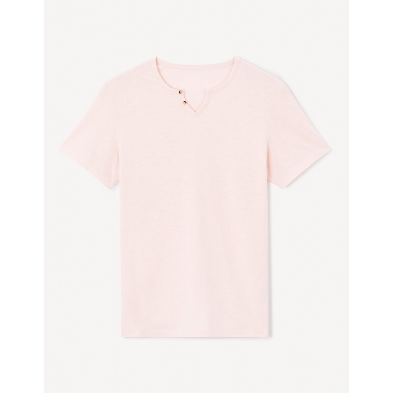 Celio Cotton T-shirt Jenecko - Mens 60750138