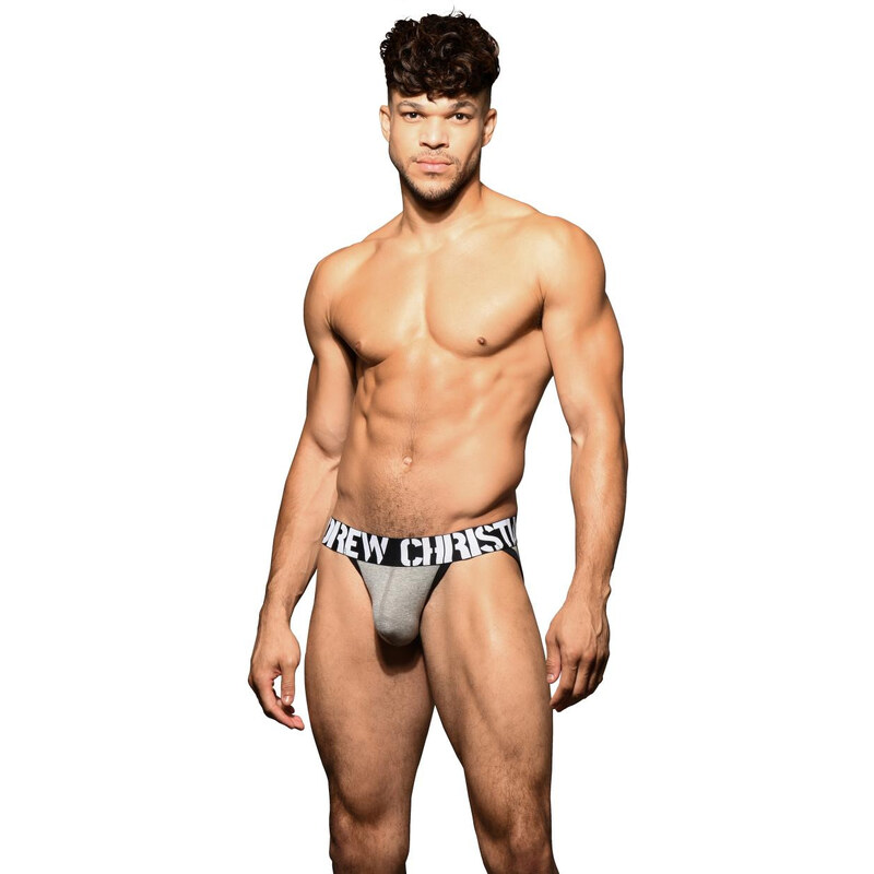 Pánske jocksy Andrew Christian sivé DOORBUSTER! (92930-HGR) 61232924