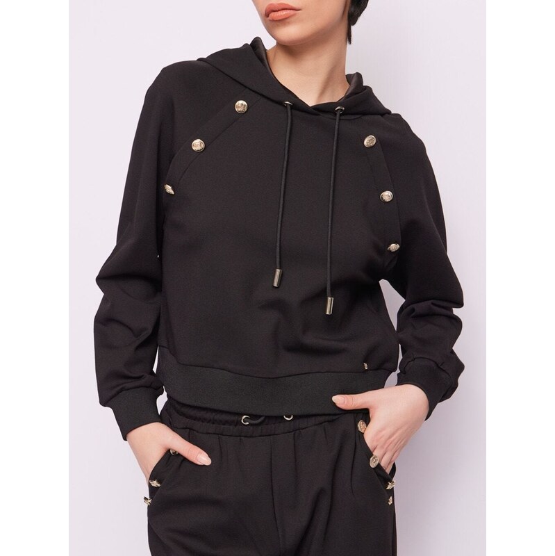 GAUDI Buttons Black mikina 58370268