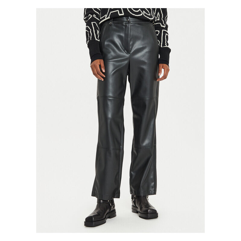 Nohavice z imitácie kože Max Mara Leisure 58370967