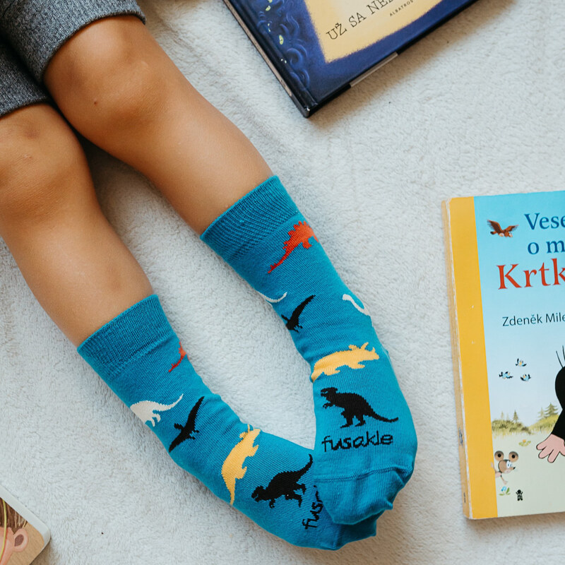 Detské ponožky Fusakle Dinosauři 58445829