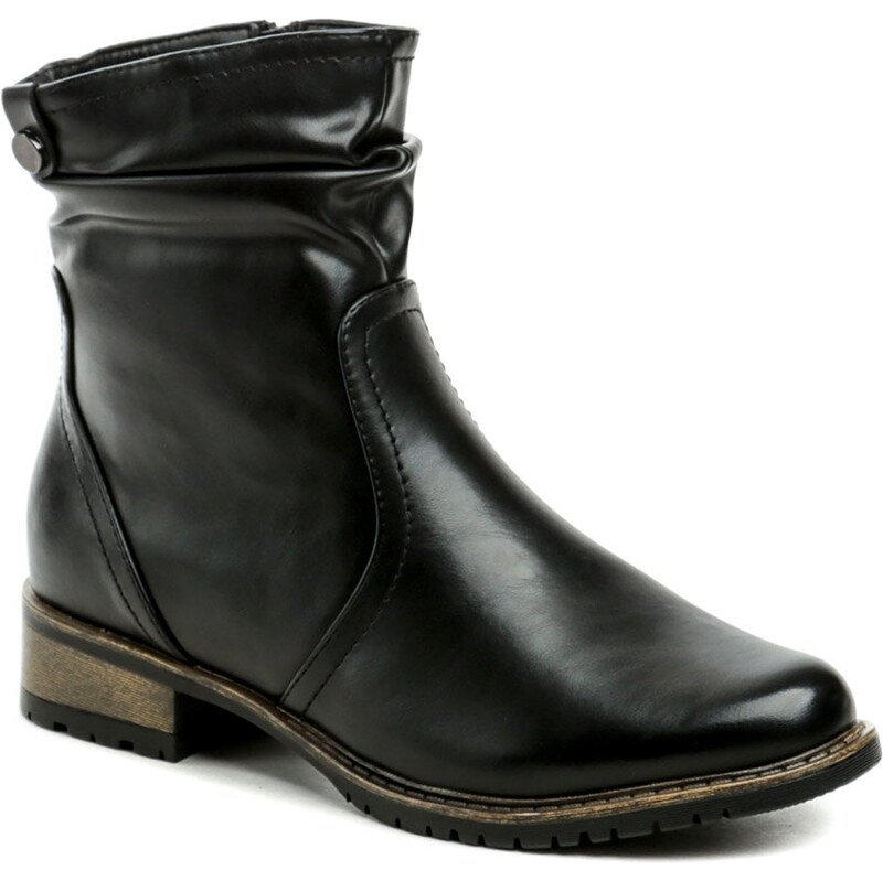 Wojtylko 7ZB25031C čierne dámske zimné topánky 58372574