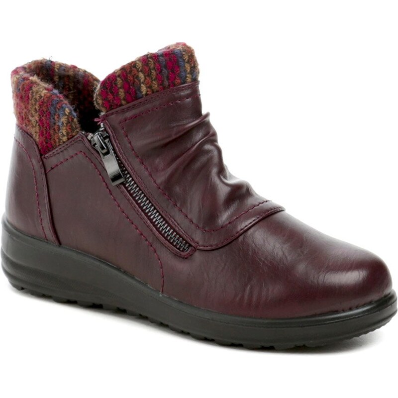 Wojtylko 7ZB24006W bordová dámska zimná obuv 58372572