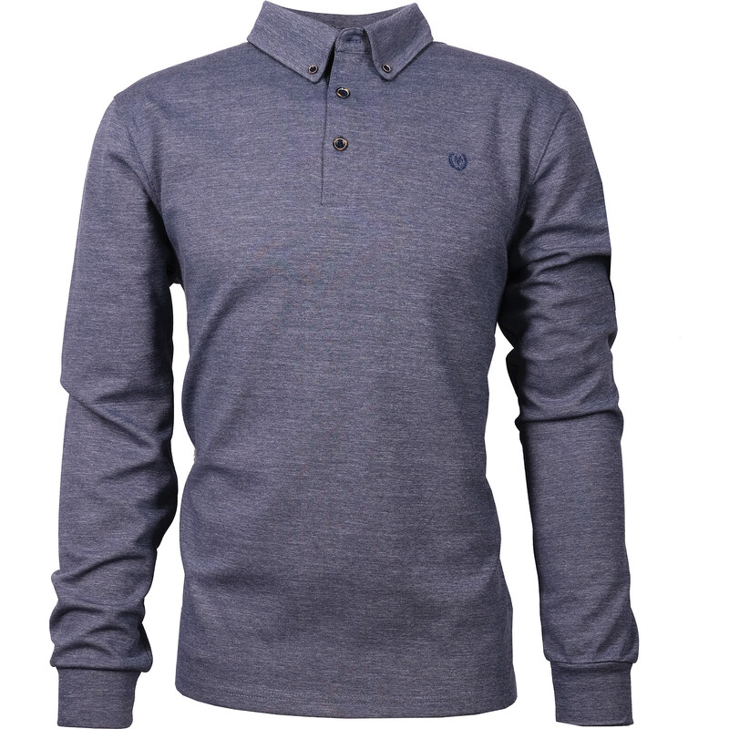 Pánsky modrý polo pulóver MONTE CARLO 58372969