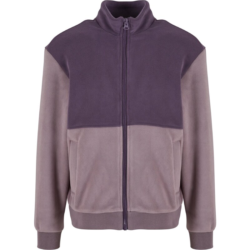 Urban Classics Flisová bunda svetlofialová / tmavofialová 58423175