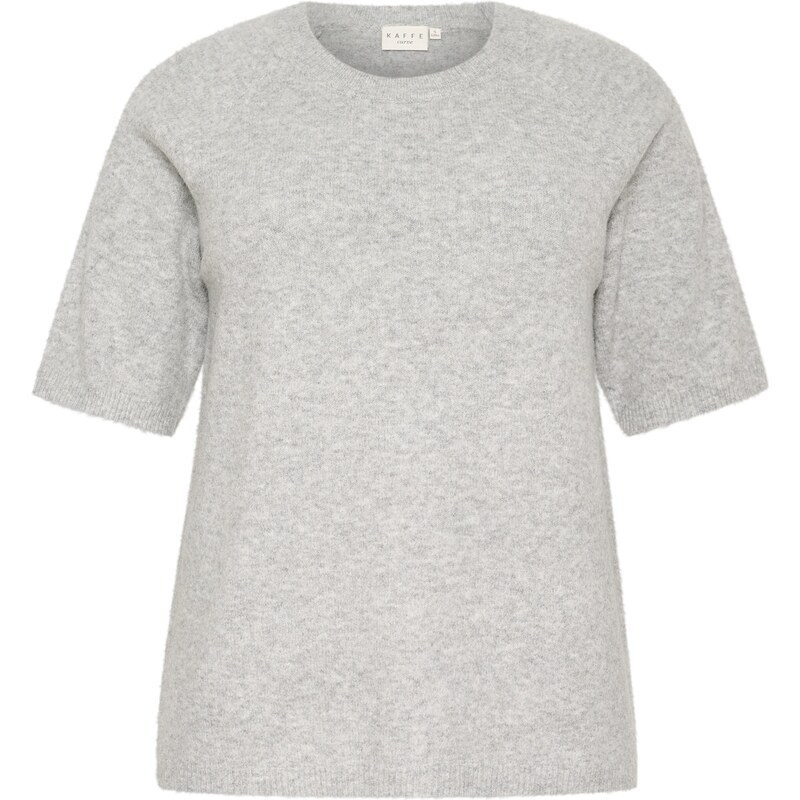 KAFFE CURVE Sveter Sylvia sivá melírovaná 58374819