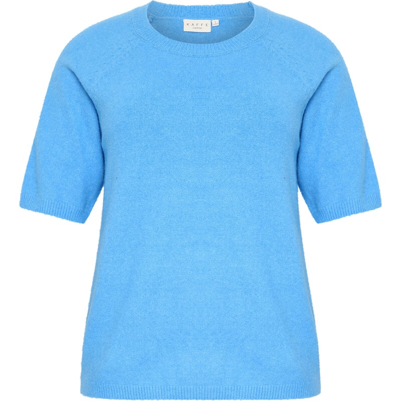 KAFFE CURVE Sveter Sylvia modrá melírovaná 58374816