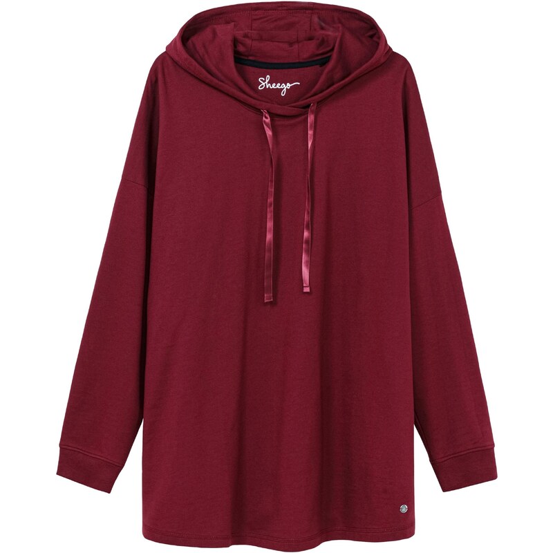 SHEEGO Mikina vínovo červená 58374930
