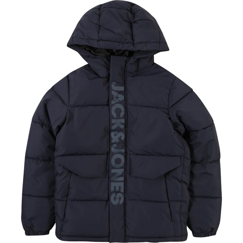 Jack & Jones Junior Zimná bunda JCOSpeed námornícka modrá / dymovo 60981982