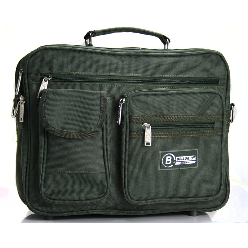 Pánska taška cez rameno khaki - Bellugio F631 Khaki 59060633