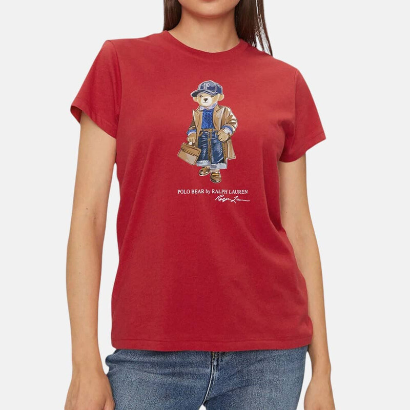 Dámské červené triko Ralph Lauren 56044 58379187