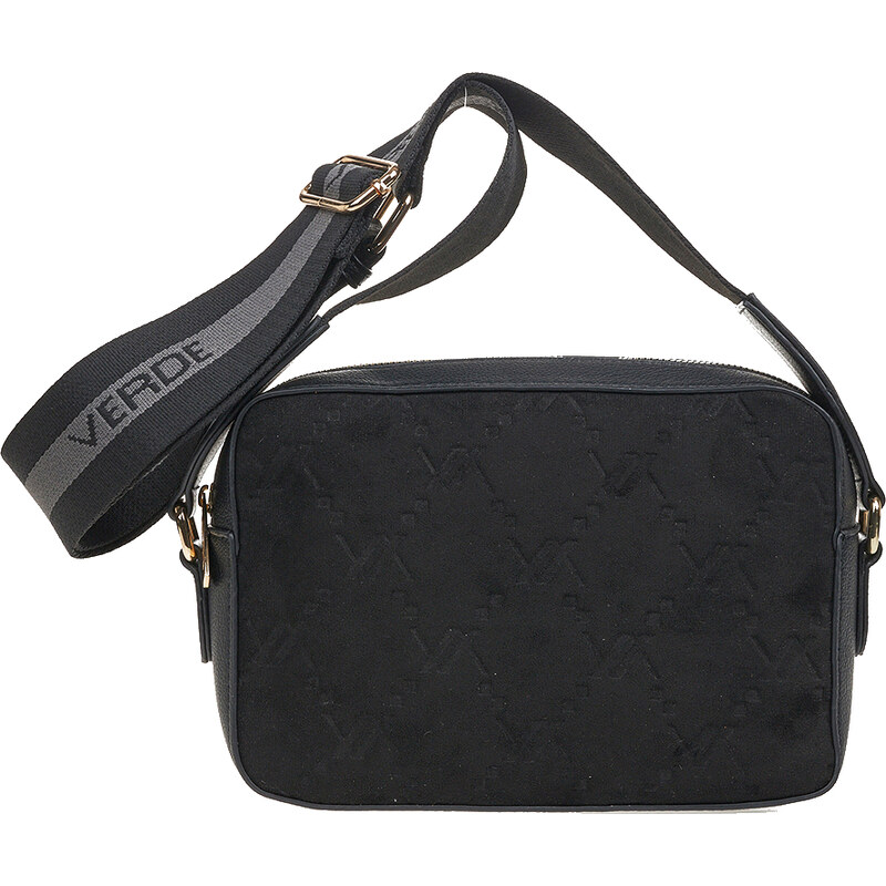 Verde Dámska crossbody kabelka 16-7475 Black 66587254