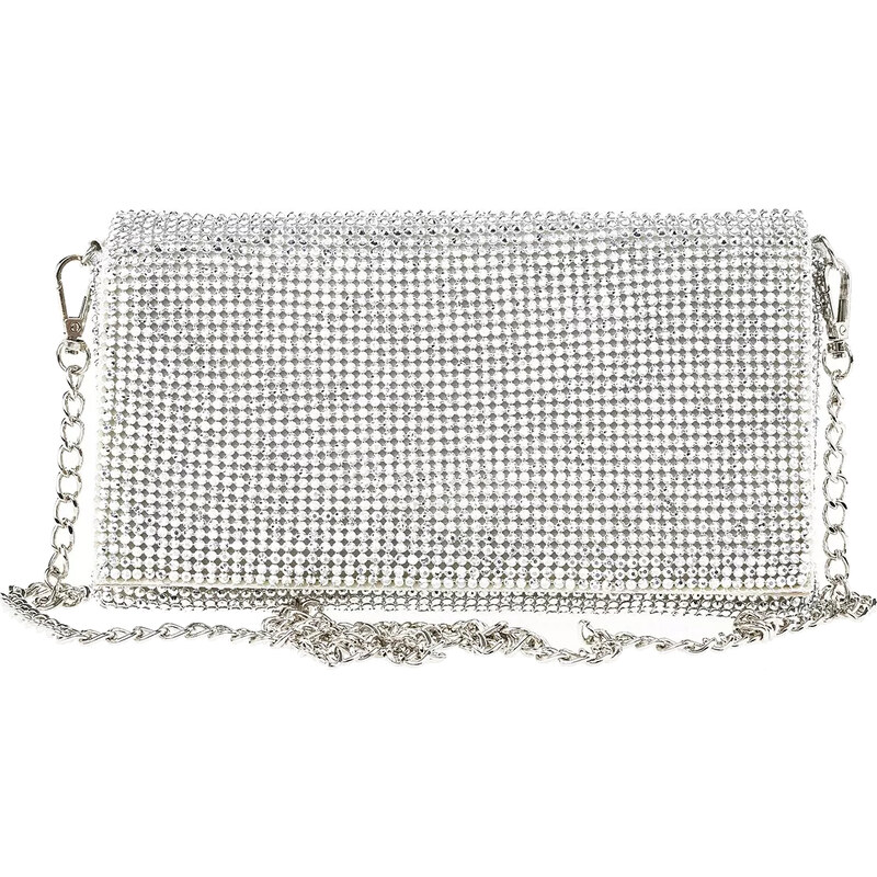 Verde Dámska listová kabelka 01-1646 Silver 66591105