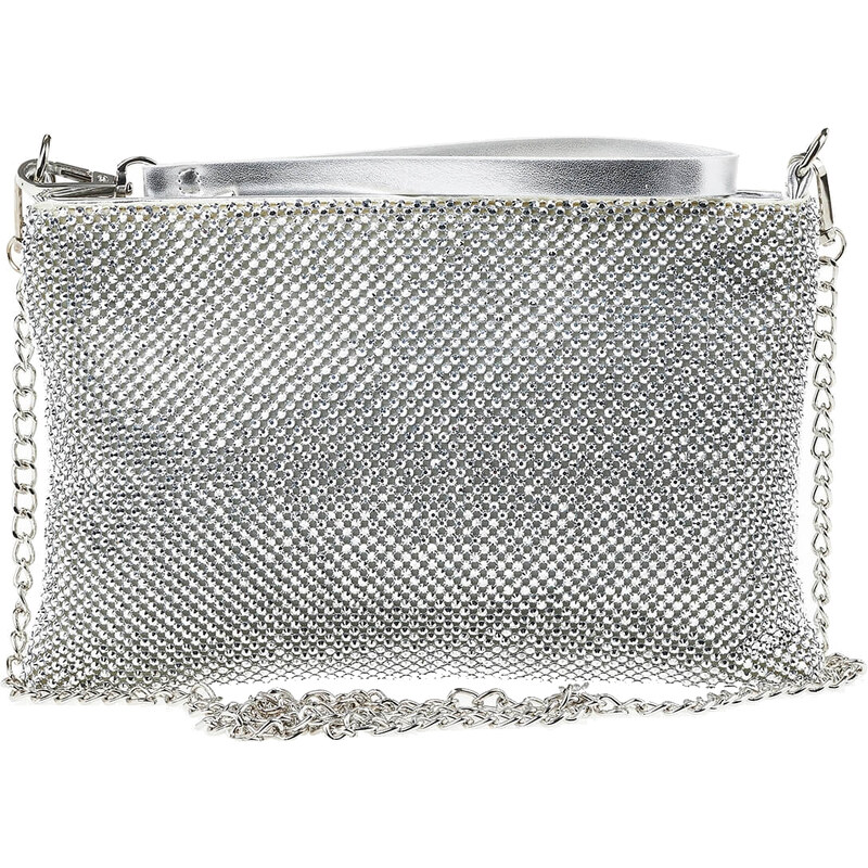 Verde Dámska listová kabelka 01-1647 Silver 66590308