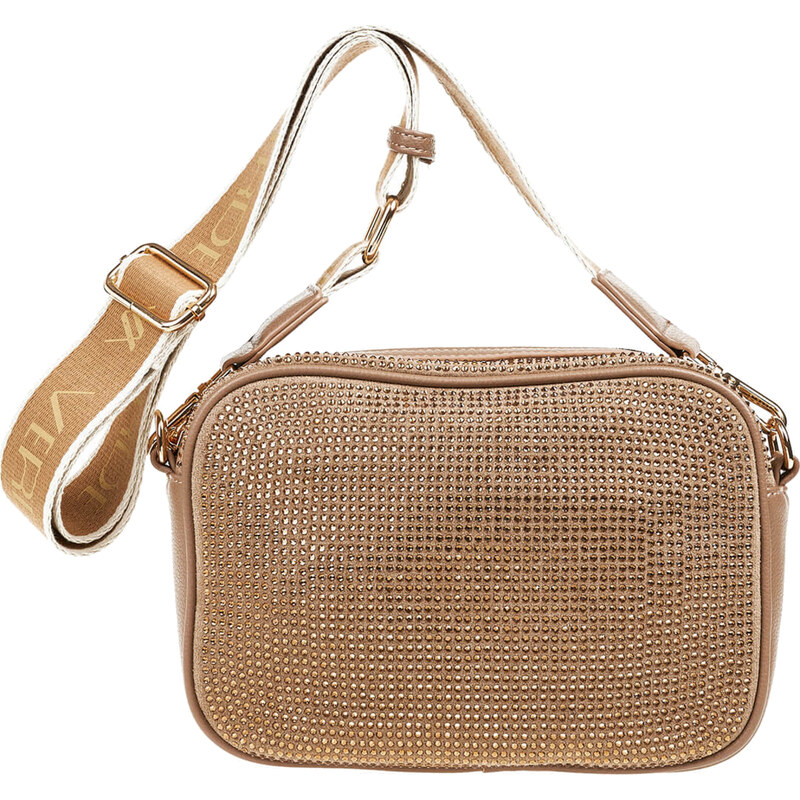 Verde Dámska crossbody kabelka 16-7177 Taupe 66591111