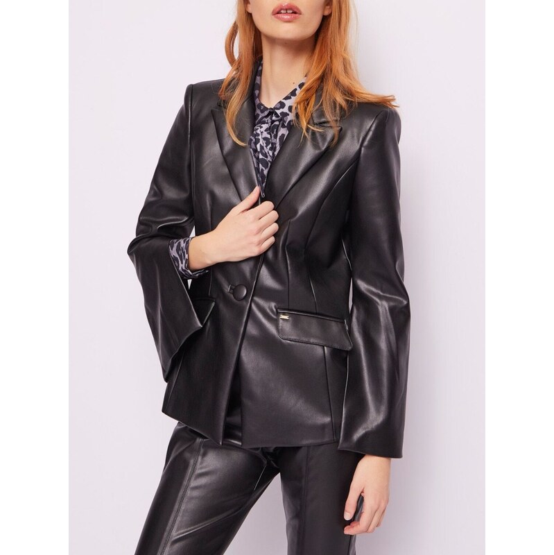 GAUDI Leatherette Black sako 58380858