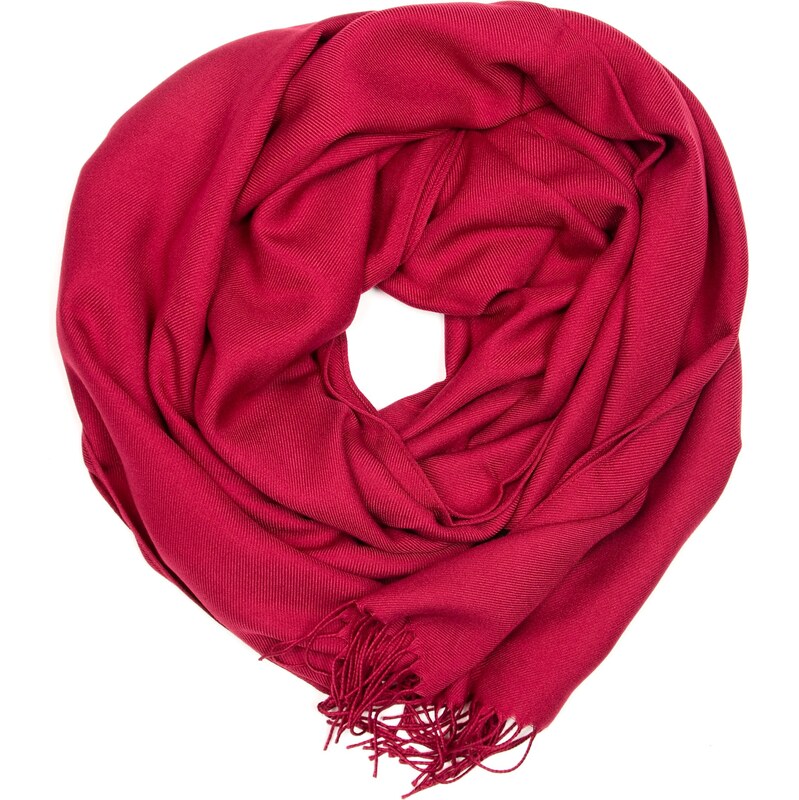 Blaire Dámsky pašmínový šál vínovo červený 64987242