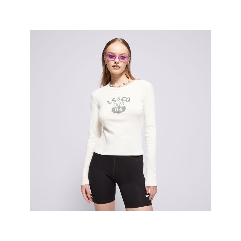 Levis Tričko Graphic Ls Rickie Tee Neutrals ženy Oblečenie Tričká 68495574