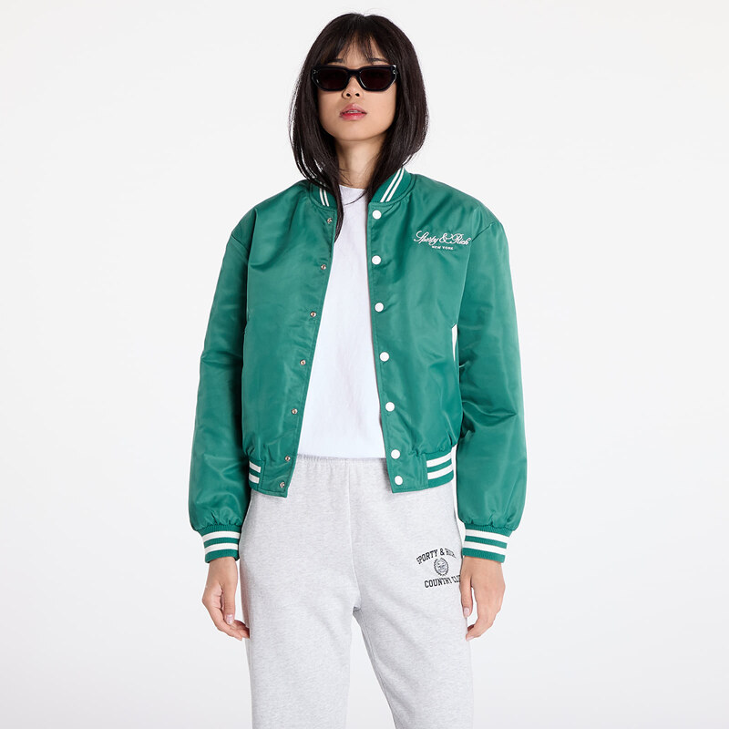 Bomber Sporty & Rich Wellness Boucle Varsity Jacket UNISEX Alpine/ 58382991