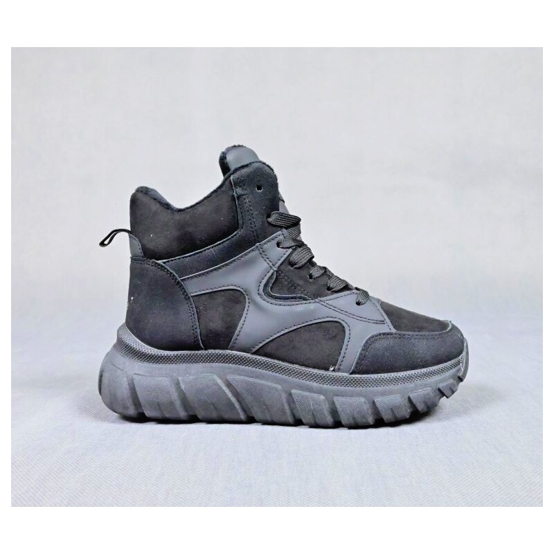 Dámske čižmy Mat Star W210067 - Black 58383137