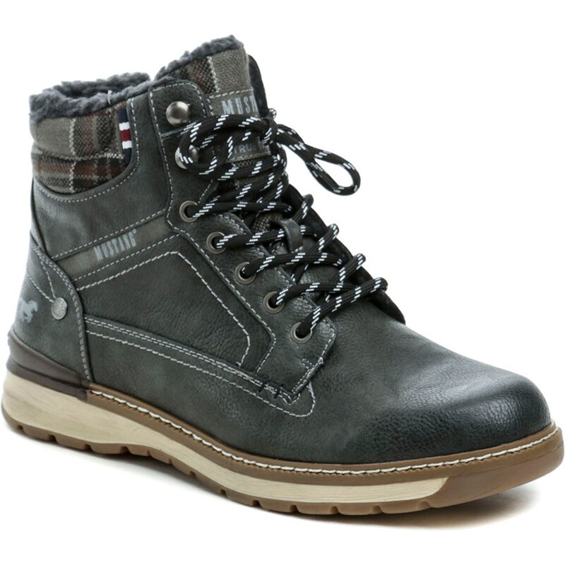 Mustang 4141-610-259 grafit pánske nadmerné zimné topánky 58383924