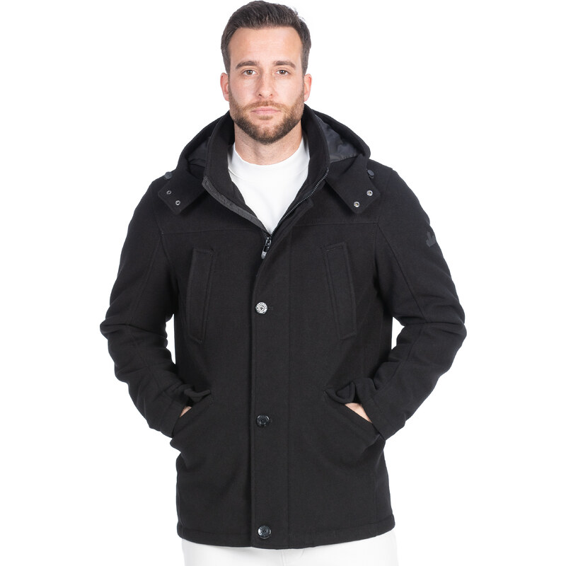 Pánsky čierny flaušový krátky kabátik NEW CANADIAN 58384127