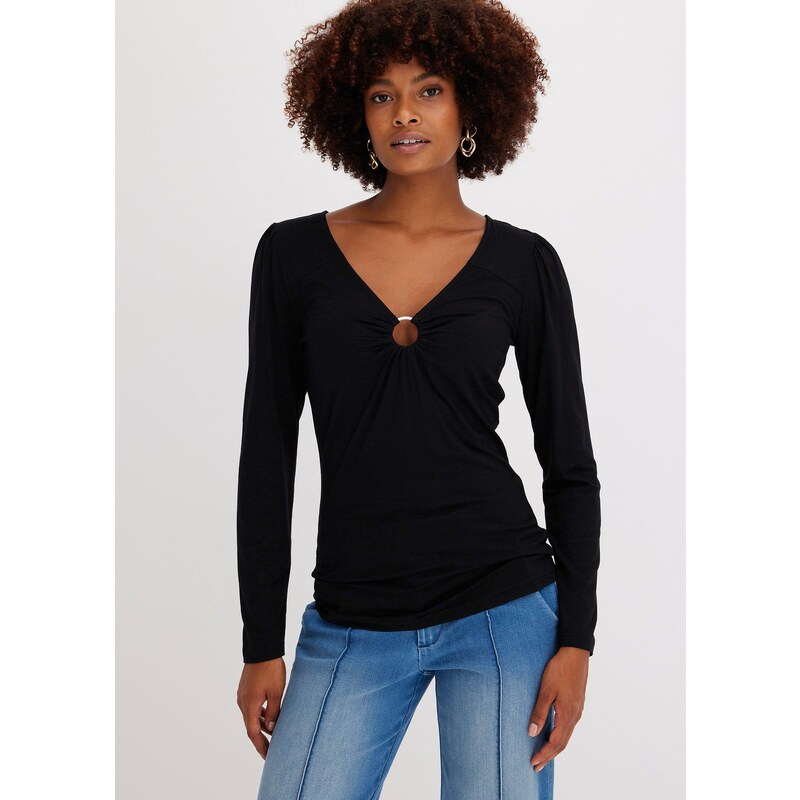 bonprix Tričko, farba čierna 58384489