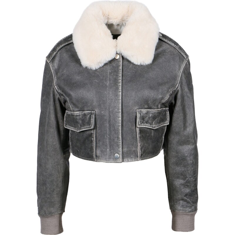 FREAKY NATION Prechodná bunda In Sight sivá / biela 58393511