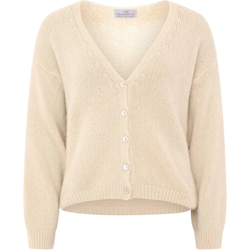 Zwillingsherz Kardigán béžová 58393911