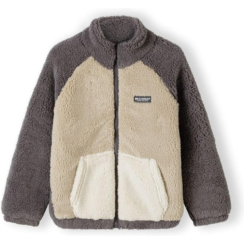 MINOTI Flisová bunda béžová / hnedá 58393748